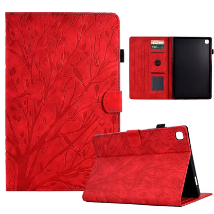 Fortune Tree Pressure Flower PU Tablet Case with Wake-up / Sleep Function, For iPad 10.2 2019 2020 / iPad 10.5 2017 2019, For iPad 10.9 2022 / 2025, For iPad Air / Air 2 / 9.7 2017 2018, For iPad Pro 11 / Air 4 10.9 2020 / Air 5 10.9                   ...