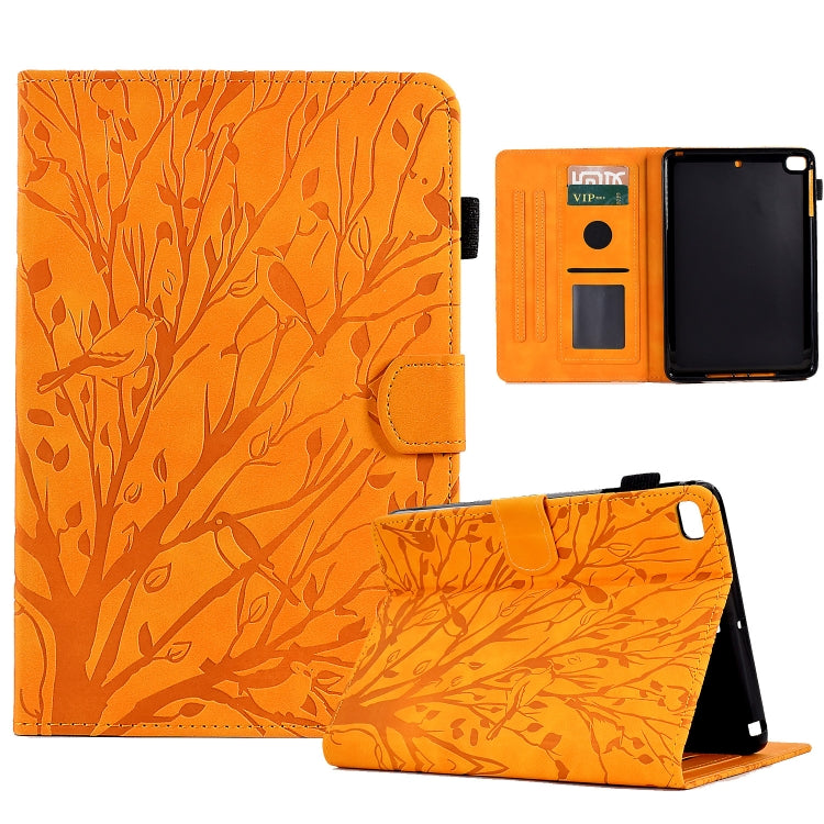Fortune Tree Pressure Flower PU Tablet Case with Wake-up / Sleep Function, For iPad 10.2 2019 2020 / iPad 10.5 2017 2019, For iPad 10.9 2022 / 2025, For iPad Air / Air 2 / 9.7 2017 2018, For iPad Pro 11 / Air 4 10.9 2020 / Air 5 10.9                   ...