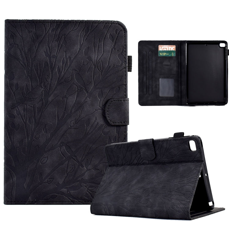 Fortune Tree Pressure Flower PU Tablet Case with Wake-up / Sleep Function, For iPad 10.2 2019 2020 / iPad 10.5 2017 2019, For iPad 10.9 2022 / 2025, For iPad Air / Air 2 / 9.7 2017 2018, For iPad Pro 11 / Air 4 10.9 2020 / Air 5 10.9                   ...