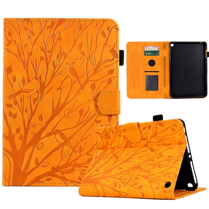 Fortune Tree Pressure Flower PU Tablet Case with Wake-up / Sleep Function, For iPad 10.2 2019 2020 / iPad 10.5 2017 2019, For iPad 10.9 2022 / 2025, For iPad Air / Air 2 / 9.7 2017 2018, For iPad Pro 11 / Air 4 10.9 2020 / Air 5 10.9                   ...
