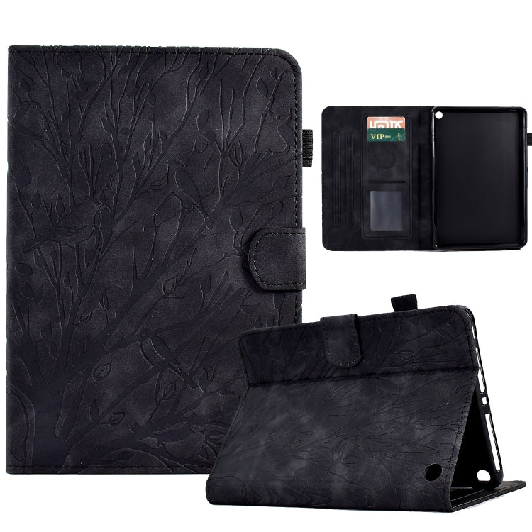 Fortune Tree Pressure Flower PU Tablet Case with Wake-up / Sleep Function, For iPad 10.2 2019 2020 / iPad 10.5 2017 2019, For iPad 10.9 2022 / 2025, For iPad Air / Air 2 / 9.7 2017 2018, For iPad Pro 11 / Air 4 10.9 2020 / Air 5 10.9                   ...