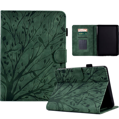 Fortune Tree Pressure Flower PU Tablet Case with Wake-up / Sleep Function, For iPad 10.2 2019 2020 / iPad 10.5 2017 2019, For iPad 10.9 2022 / 2025, For iPad Air / Air 2 / 9.7 2017 2018, For iPad Pro 11 / Air 4 10.9 2020 / Air 5 10.9                   ...