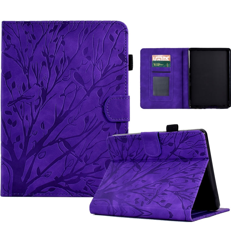 Fortune Tree Pressure Flower PU Tablet Case with Wake-up / Sleep Function, For iPad 10.2 2019 2020 / iPad 10.5 2017 2019, For iPad 10.9 2022 / 2025, For iPad Air / Air 2 / 9.7 2017 2018, For iPad Pro 11 / Air 4 10.9 2020 / Air 5 10.9                   ...