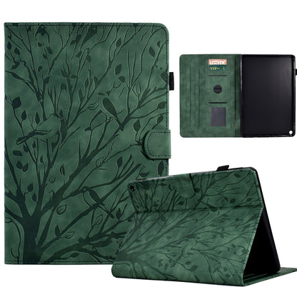 Fortune Tree Pressure Flower PU Tablet Case with Wake-up / Sleep Function, For iPad 10.2 2019 2020 / iPad 10.5 2017 2019, For iPad 10.9 2022 / 2025, For iPad Air / Air 2 / 9.7 2017 2018, For iPad Pro 11 / Air 4 10.9 2020 / Air 5 10.9                   ...
