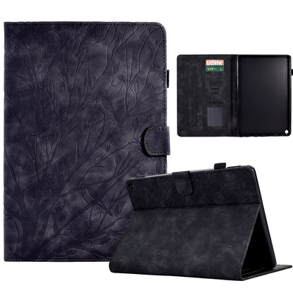 Fortune Tree Pressure Flower PU Tablet Case with Wake-up / Sleep Function, For iPad 10.2 2019 2020 / iPad 10.5 2017 2019, For iPad 10.9 2022 / 2025, For iPad Air / Air 2 / 9.7 2017 2018, For iPad Pro 11 / Air 4 10.9 2020 / Air 5 10.9                   ...