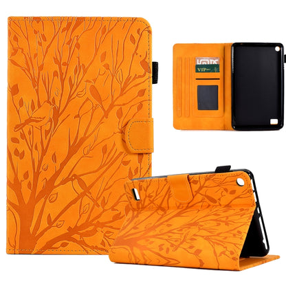 Fortune Tree Pressure Flower PU Tablet Case with Wake-up / Sleep Function, For iPad 10.2 2019 2020 / iPad 10.5 2017 2019, For iPad 10.9 2022 / 2025, For iPad Air / Air 2 / 9.7 2017 2018, For iPad Pro 11 / Air 4 10.9 2020 / Air 5 10.9                   ...