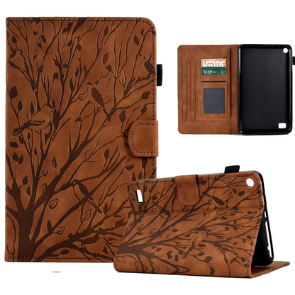 Fortune Tree Pressure Flower PU Tablet Case with Wake-up / Sleep Function, For iPad 10.2 2019 2020 / iPad 10.5 2017 2019, For iPad 10.9 2022 / 2025, For iPad Air / Air 2 / 9.7 2017 2018, For iPad Pro 11 / Air 4 10.9 2020 / Air 5 10.9                   ...