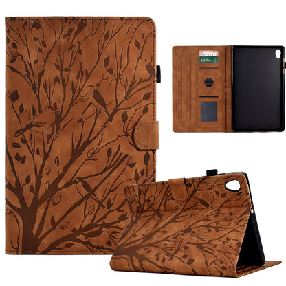 Fortune Tree Pressure Flower PU Tablet Case with Wake-up / Sleep Function, For Amazon Fire 7 2022, For Amazon Kindle Paperwhite / 2 / 3 / 4, For Amazon Kindle Paperwhite 2021, For Lenovo M10 HD 2nd X306X, For Huawei MatePad SE                          ...
