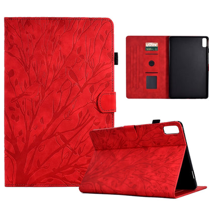 Fortune Tree Pressure Flower PU Tablet Case with Wake-up / Sleep Function, For Lenovo Tab M9, For Lenovo Tab M10 Gen 3, For Lenovo M10 Plus, For Lenovo Tab M10 Plus 3rd Gen, For Lenovo Tab P11 Gen 2, For Lenovo Tab P11 J606F, For Lenovo Tab P11 Pro Gen...
