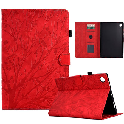 Fortune Tree Pressure Flower PU Tablet Case with Wake-up / Sleep Function, For Lenovo Tab M9, For Lenovo Tab M10 Gen 3, For Lenovo M10 Plus, For Lenovo Tab M10 Plus 3rd Gen, For Lenovo Tab P11 Gen 2, For Lenovo Tab P11 J606F, For Lenovo Tab P11 Pro Gen...
