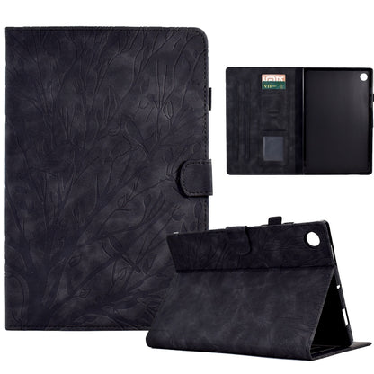 Fortune Tree Pressure Flower PU Tablet Case with Wake-up / Sleep Function, For Lenovo Tab M9, For Lenovo Tab M10 Gen 3, For Lenovo M10 Plus, For Lenovo Tab M10 Plus 3rd Gen, For Lenovo Tab P11 Gen 2, For Lenovo Tab P11 J606F, For Lenovo Tab P11 Pro Gen...