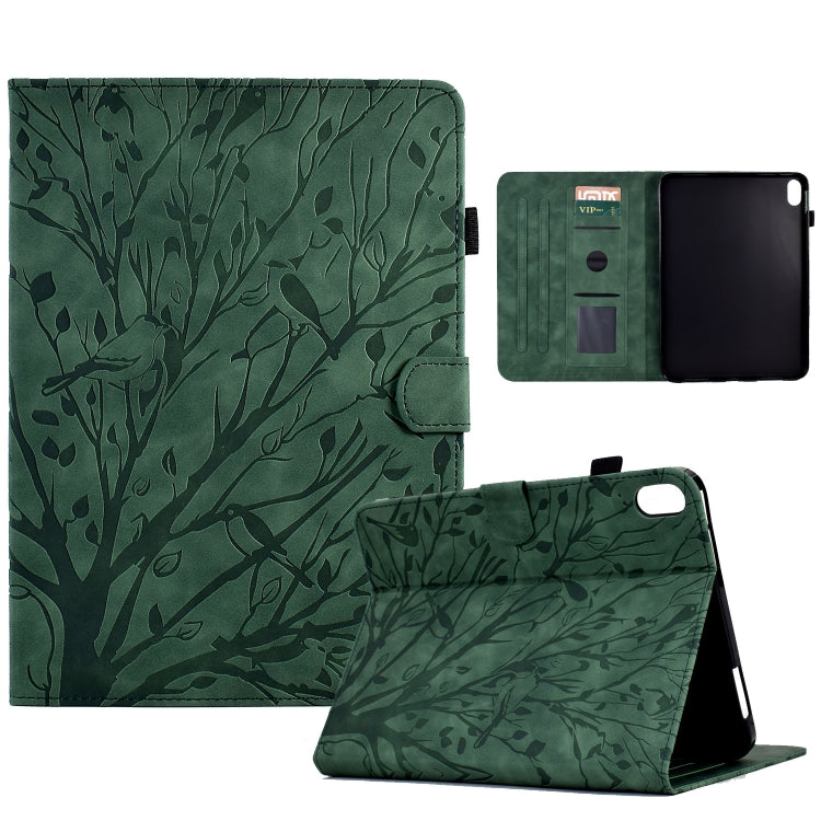 Fortune Tree Pressure Flower PU Tablet Case with Wake-up / Sleep Function, For Lenovo Tab M9, For Lenovo Tab M10 Gen 3, For Lenovo M10 Plus, For Lenovo Tab M10 Plus 3rd Gen, For Lenovo Tab P11 Gen 2, For Lenovo Tab P11 J606F, For Lenovo Tab P11 Pro Gen...