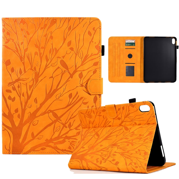 Fortune Tree Pressure Flower PU Tablet Case with Wake-up / Sleep Function, For Lenovo Tab M9, For Lenovo Tab M10 Gen 3, For Lenovo M10 Plus, For Lenovo Tab M10 Plus 3rd Gen, For Lenovo Tab P11 Gen 2, For Lenovo Tab P11 J606F, For Lenovo Tab P11 Pro Gen...