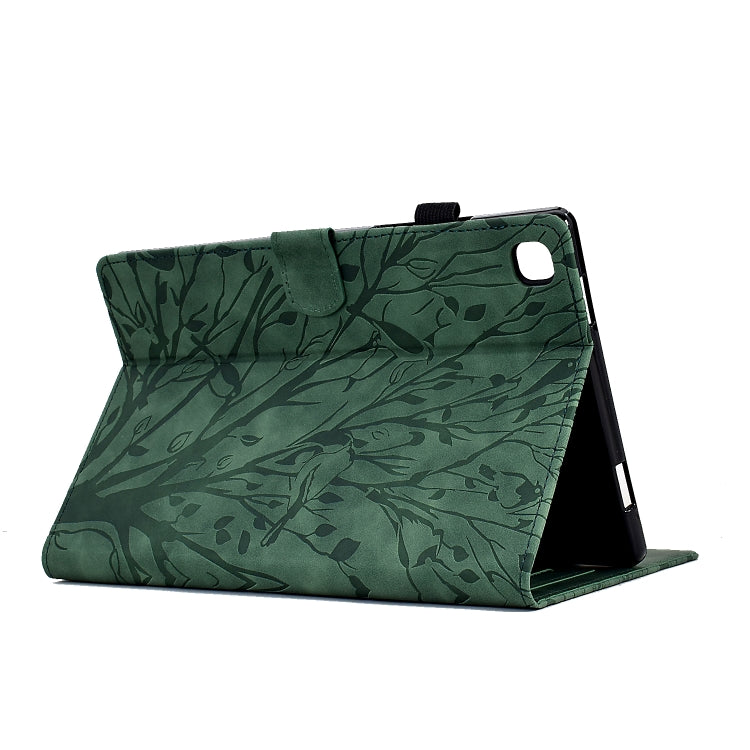 Fortune Tree Pressure Flower PU Tablet Case with Wake-up / Sleep Function, For Samsung Galaxy Tab S6 Lite, For Samsung Galaxy Tab A7 Lite, For Samsung Galaxy Tab A7 2020, For Samsung Galaxy Tab A 10.1 2019, For Samsung Galaxy Tab A 10.1 2016
