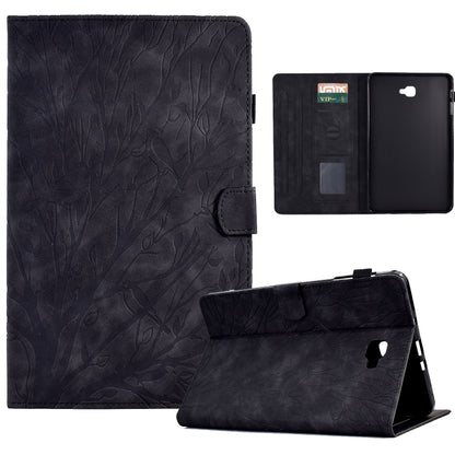 Fortune Tree Pressure Flower PU Tablet Case with Wake-up / Sleep Function, For Samsung Galaxy Tab S6 Lite, For Samsung Galaxy Tab A7 Lite, For Samsung Galaxy Tab A7 2020, For Samsung Galaxy Tab A 10.1 2019, For Samsung Galaxy Tab A 10.1 2016