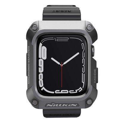 NILLKIN Ruidong Series Alloy + TPU Integrated Watch Band, For Apple Watch Series 8&7 45mm