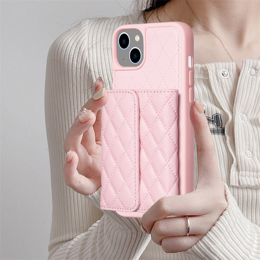 Horizontal Wallet Rhombic Leather Phone Case, For iPhone 14, For iPhone 14 Plus, For iPhone 14 Pro, For iPhone 14 Pro Max, For iPhone 13, For iPhone 13 Pro, For iPhone 13 Pro Max, For iPhone 12 / 12 Pro, For iPhone 12 Pro Max