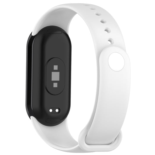 Solid Color Silicone Plug Replacement Watch Band, For Xiaomi Mi Band 8