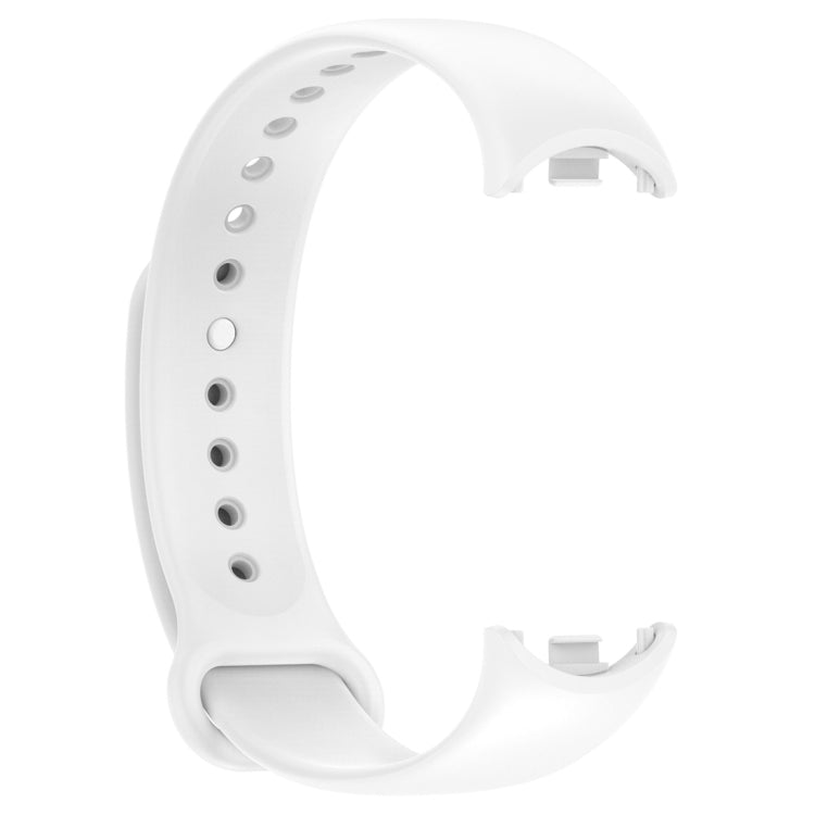 Solid Color Silicone Plug Replacement Watch Band, For Xiaomi Mi Band 8