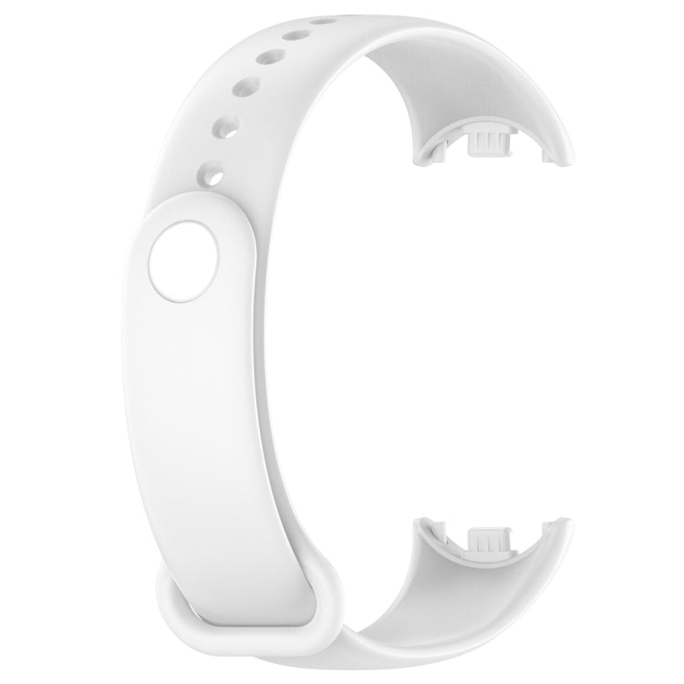 Solid Color Silicone Plug Replacement Watch Band, For Xiaomi Mi Band 8