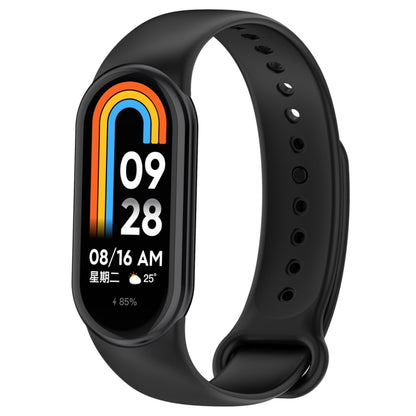 Solid Color Silicone Plug Replacement Watch Band, For Xiaomi Mi Band 8