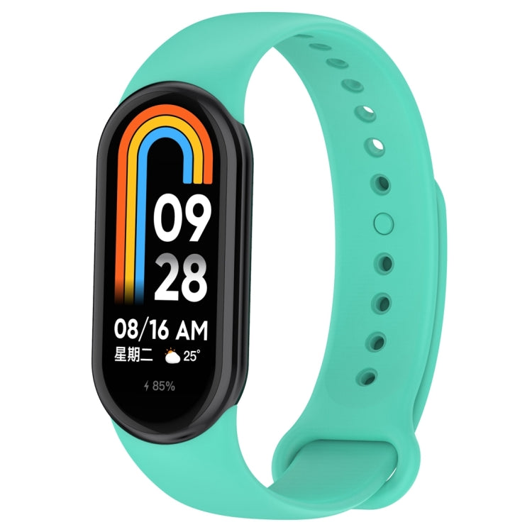 Solid Color Silicone Plug Replacement Watch Band, For Xiaomi Mi Band 8