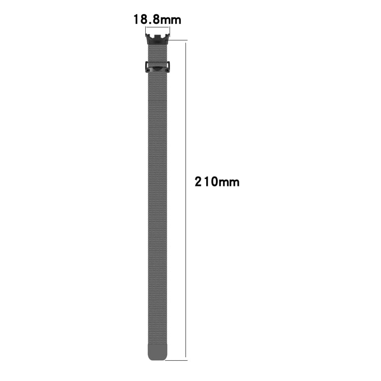 Milanese Metal Watch Band, For Xiaomi Mi Band 8