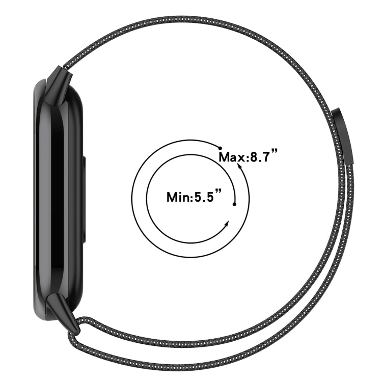 Milanese Metal Watch Band, For Xiaomi Mi Band 8