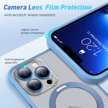 Metal Eyes Series MagSafe Magnetic Holder Phone Case, For iPhone 13, For iPhone 13 Pro Max
