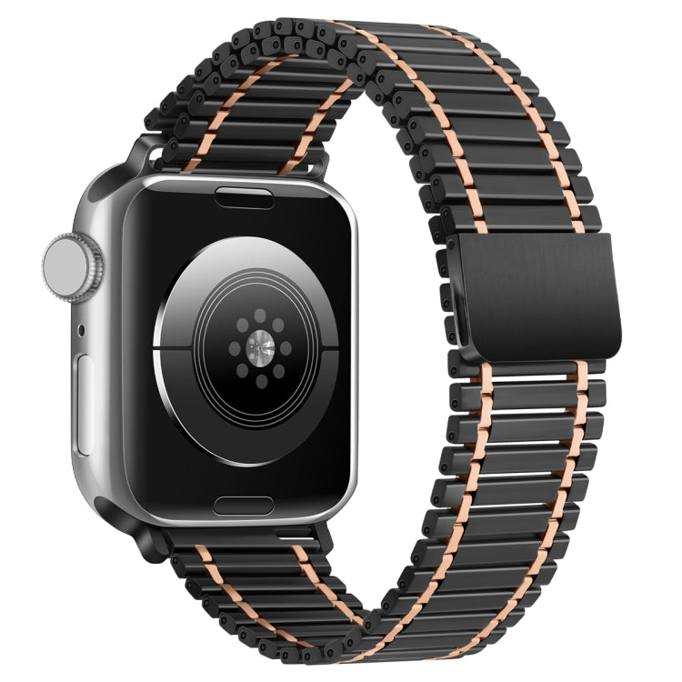 Chain Magnetic Stainless Steel Watch Band, For Apple Watch Series 8&7 41mm / SE 2&6&SE&5&4 40mm / 3&2&1 38mm, For Apple Watch Ultra 49mm / Series 8&7 45mm / SE 2&6&SE&5&4 44mm / 3&2&1 42mm