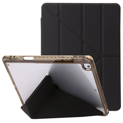 Clear Acrylic Deformation Leather Tablet Case, For iPad 10.2 2021 / 2020 / 10.5