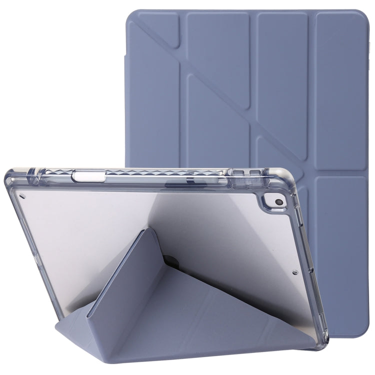 Clear Acrylic Deformation Leather Tablet Case, For iPad 10.2 2021 / 2020 / 10.5