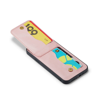 Fierre Shann Crazy Horse Card Holder Back Cover PU Phone Case, For iPhone 12 Pro Max, For iPhone SE 2022 / 2020 / 7 / 8