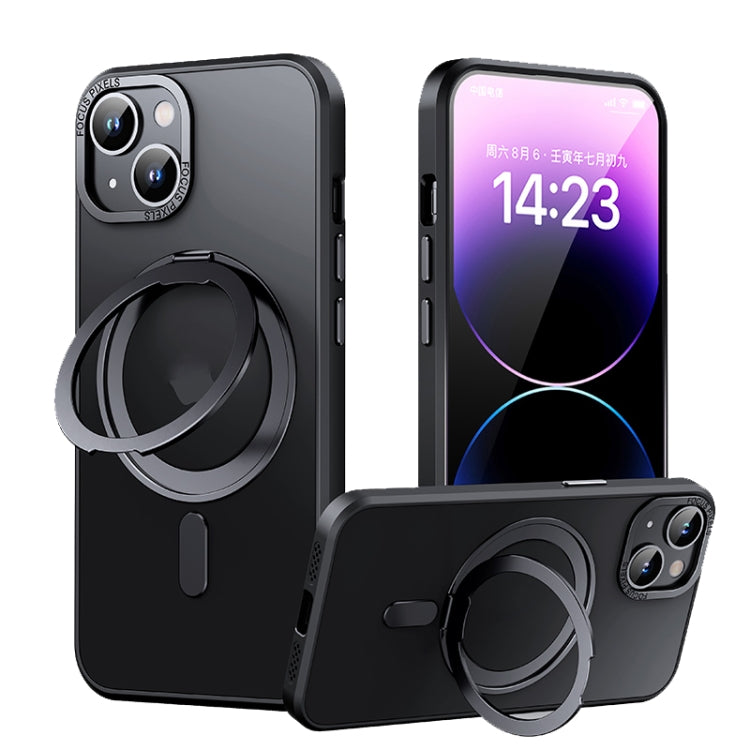 360 Rotating MagSafe Magnetic Skin Feel Phone Case, For iPhone 14 Pro Max, For iPhone 14 Pro, For iPhone 14 Plus, For iPhone 14