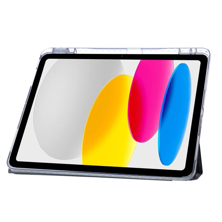 Clear Acrylic Deformation Leather Tablet Case, For iPad 10th Gen 10.9 2022, For iPad Pro 12.9 2022 / 2021 / 2020, For iPad Pro 11 2022 / 2021 / 2020, For iPad Air / Air 2 / 9.7 2018 / 2017