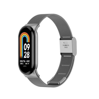 Milanese Buckle Metal Watch Band, For Xiaomi Mi Band 8