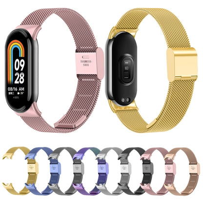 Milanese Buckle Metal Watch Band, For Xiaomi Mi Band 8