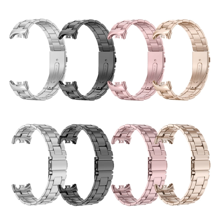 Milanese Three-bead Metal Watch Band, For Xiaomi Mi Band 8