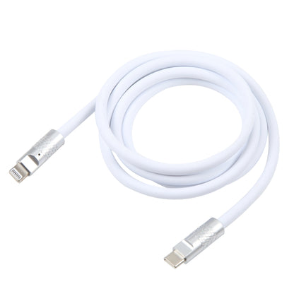 Mech Series 120W USB-C / Type-C to 8 Pin Metal Plug Silicone Fast Charging Data Cable, Length: 1.2m, 8 Pin, 1.2m Type-C to 8 Pin