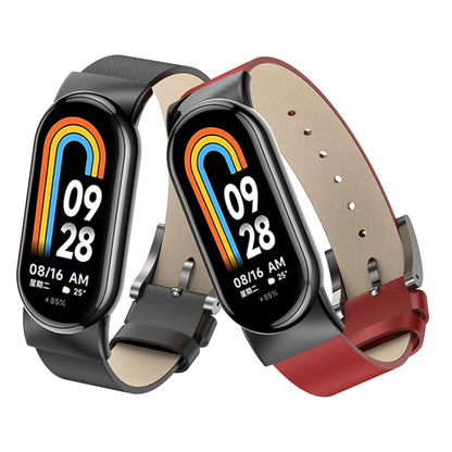 Leather Replacement Watch Band, For Xiaomi Mi Band 8