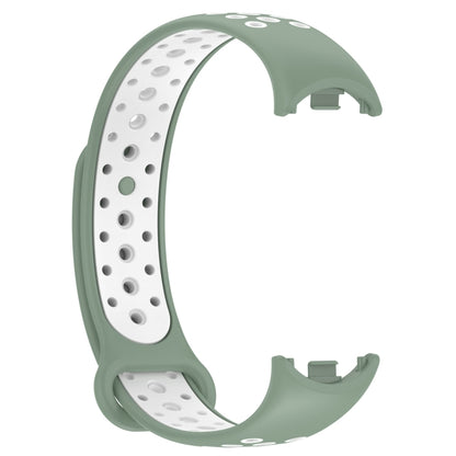 Sports Two Color Silicone Watch Band, For Xiaomi Mi Band 8