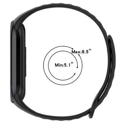 Sports Two Color Silicone Watch Band, For Xiaomi Mi Band 8