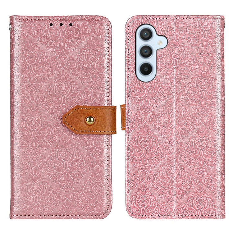 European Floral Embossed Leather Phone Case, For Samsung Galaxy M34 5G, For Samsung Galaxy M54 5G, For Samsung Galaxy A05s 4G, For Samsung Galaxy Xcover7, For Samsung Galaxy S23 FE 5G, For Samsung Galaxy S24+, For Samsung Galaxy A15                    ...