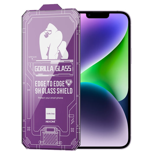 WK WTP-068 King Kong Vacha Corning 9D Curved HD Tempered Glass Film, For iPhone 14, For iPhone 14 Plus, For iPhone 14 Pro, For iPhone 14 Pro Max, For iPhone 13, For iPhone 13 Pro, For iPhone 13 Pro Max, For iPhone 12, For iPhone 12 Pro