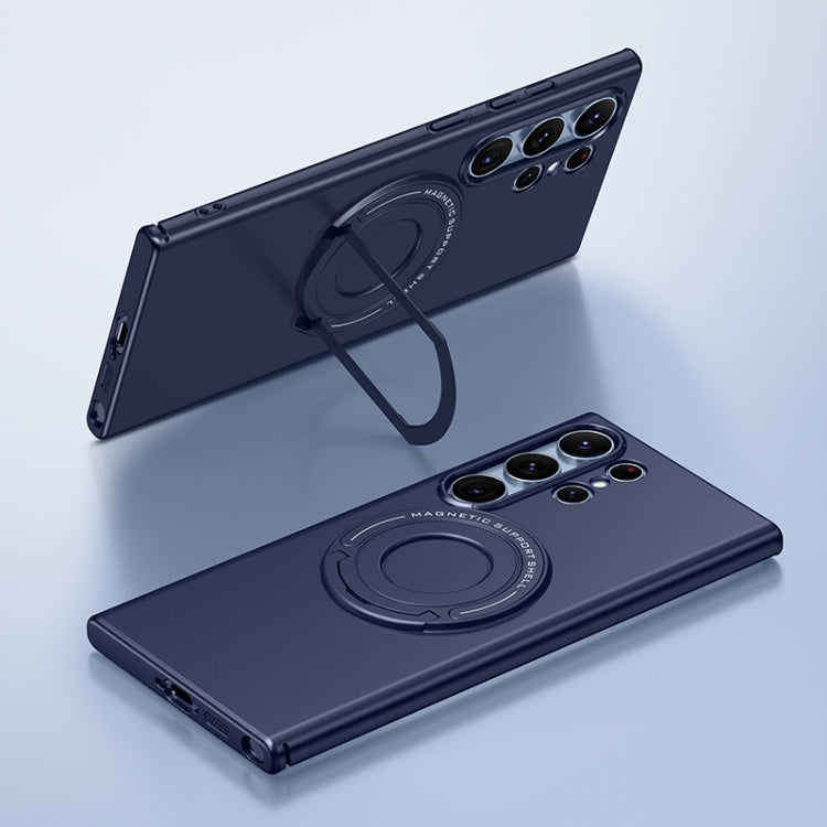 Matte Magsafe Magnetic Phone Case with Trolley Holder, For Samsung Galaxy S23 5G, For Samsung Galaxy S23 Ultra 5G