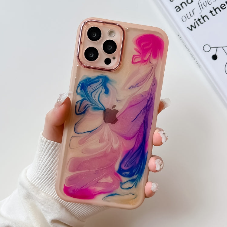 Oil Painting Electroplating TPU Phone Case, For iPhone 12 Pro Max, For iPhone 11 Pro, For iPhone 11 Pro Max, For iPhone SE 2022/2020 / 8 / 7, For iPhone 8 Plus / 7 Plus, For iPhone X / XS, For iPhone XS Max, For iPhone XR