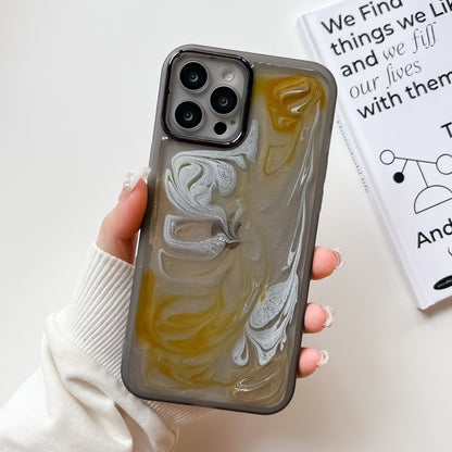 Oil Painting Electroplating TPU Phone Case, For iPhone 12 Pro Max, For iPhone 11 Pro, For iPhone 11 Pro Max, For iPhone SE 2022/2020 / 8 / 7, For iPhone 8 Plus / 7 Plus, For iPhone X / XS, For iPhone XS Max, For iPhone XR