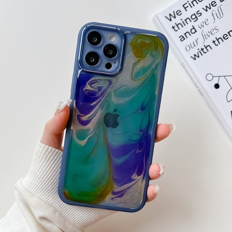 Oil Painting Electroplating TPU Phone Case, For iPhone 12 Pro Max, For iPhone 11 Pro, For iPhone 11 Pro Max, For iPhone SE 2022/2020 / 8 / 7, For iPhone 8 Plus / 7 Plus, For iPhone X / XS, For iPhone XS Max, For iPhone XR