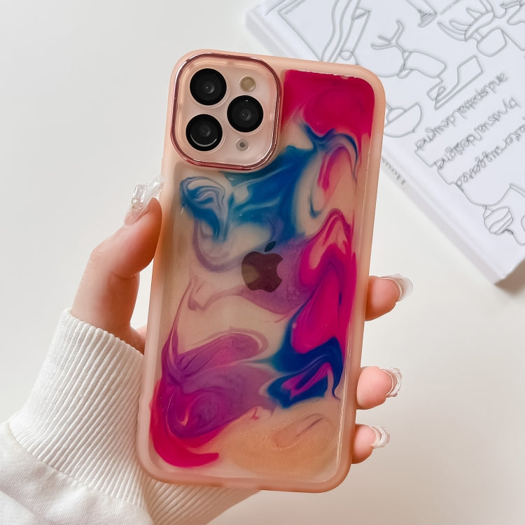 Oil Painting Electroplating TPU Phone Case, For iPhone 12 Pro Max, For iPhone 11 Pro, For iPhone 11 Pro Max, For iPhone SE 2022/2020 / 8 / 7, For iPhone 8 Plus / 7 Plus, For iPhone X / XS, For iPhone XS Max, For iPhone XR