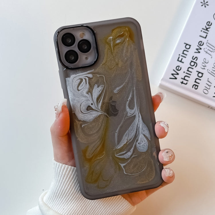 Oil Painting Electroplating TPU Phone Case, For iPhone 12 Pro Max, For iPhone 11 Pro, For iPhone 11 Pro Max, For iPhone SE 2022/2020 / 8 / 7, For iPhone 8 Plus / 7 Plus, For iPhone X / XS, For iPhone XS Max, For iPhone XR